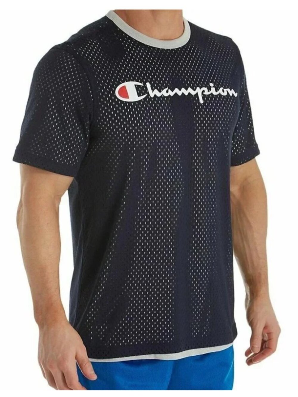 Champion T4504 Reversible Men's Mesh T-Shirt